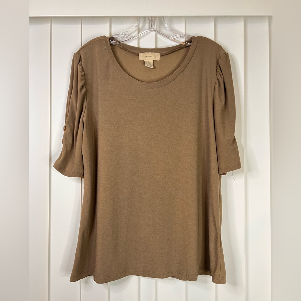 Diana Belle Women's Tan Top